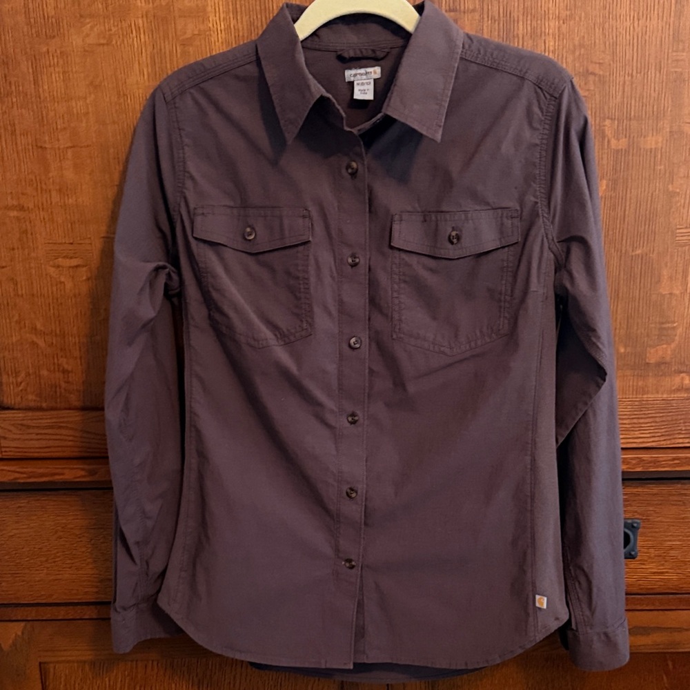 Carhartt Plum Colored Long Sleeve Shirt